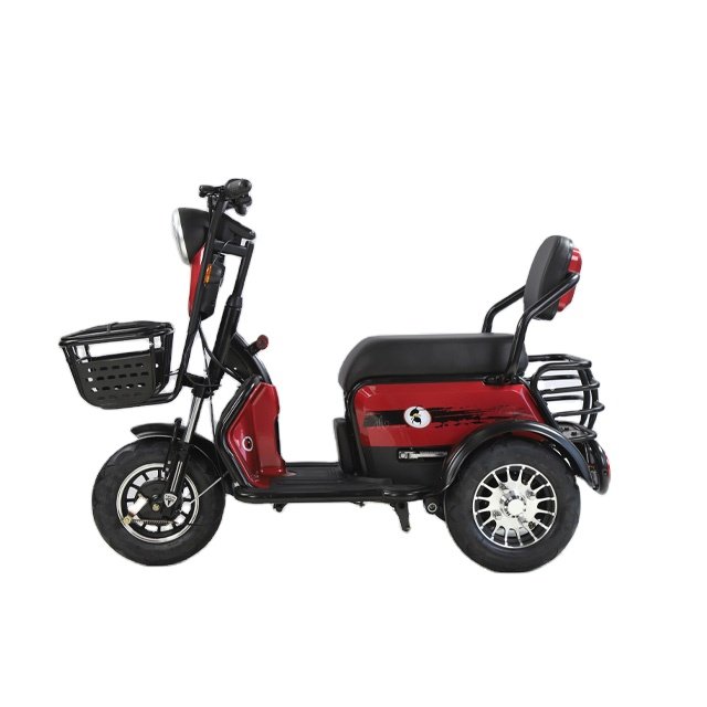 Factory Directly Supply 3 Wheels Tricycle Electric Car Integral Handlebar Set Good Price Dedicated Cargo Passenger Use Open 60v